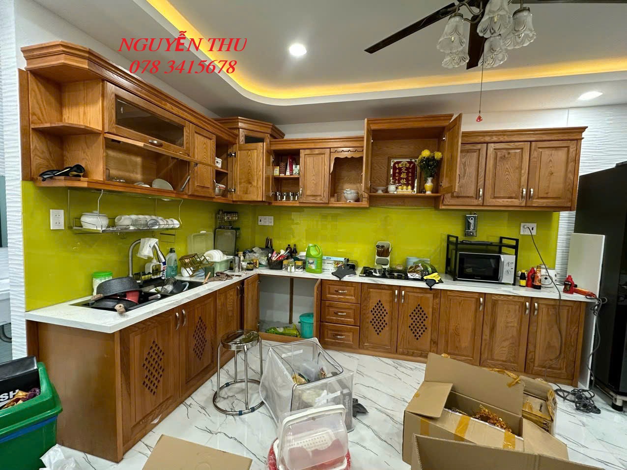 Thu mua tủ bếp gỗ cũ tại Thủ Đức